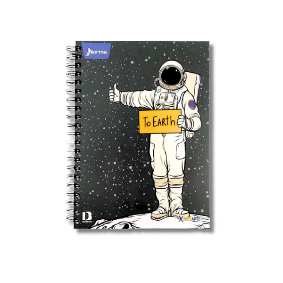 Cuaderno argollado x-prearte 80 hojas
