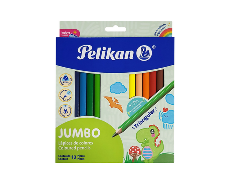 Colores Jumbo Pelikan x12