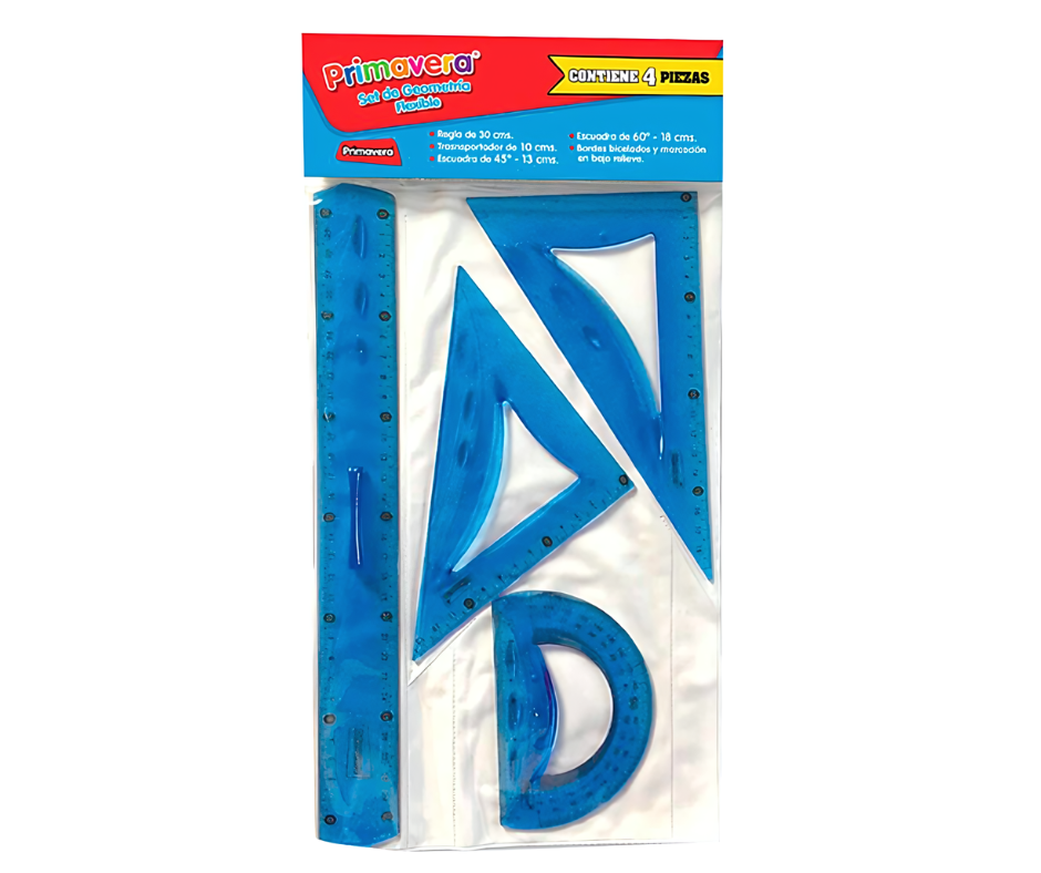 Set de Geometría Flexible Primavera x4