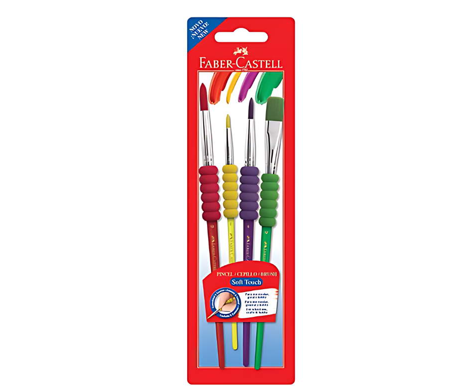 Set Pinceles Faber Castell x4