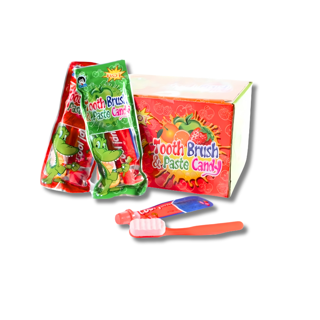 Dulce cepillo y crema