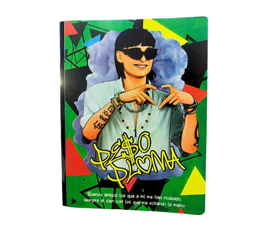 Cuaderno Cosido Con Sticker