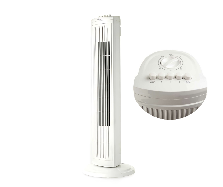 Ventilador kalley torre blanco