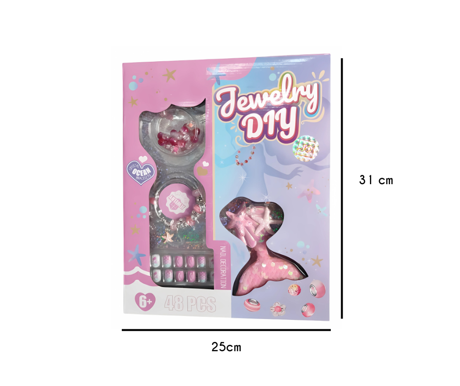 Set niñas pulsera y uñas