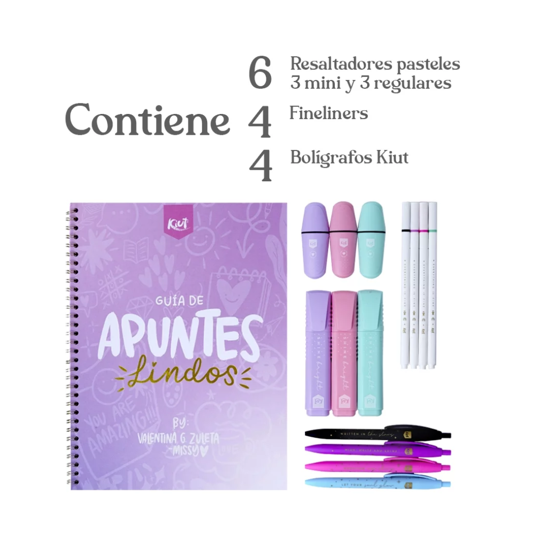 Kit apuntes de la marca kiut
