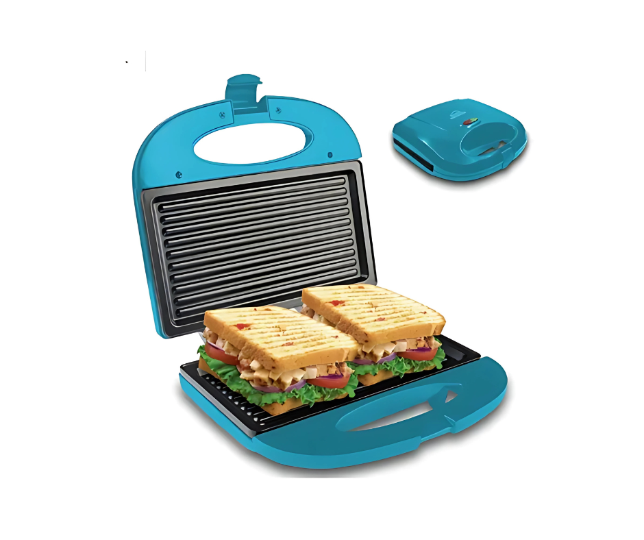 Sanduchera grill azul home elementes