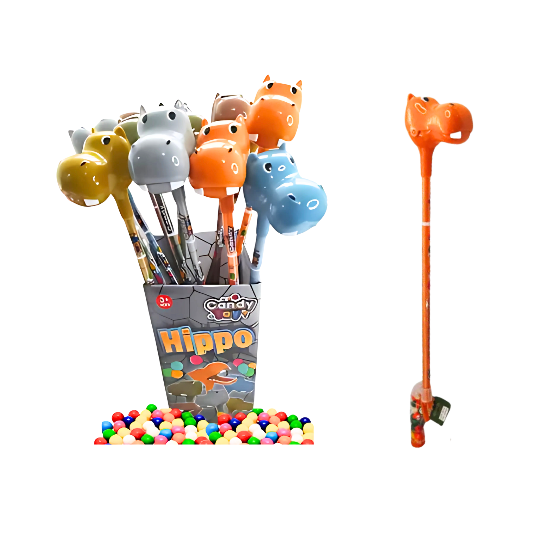 Candy toy hippo