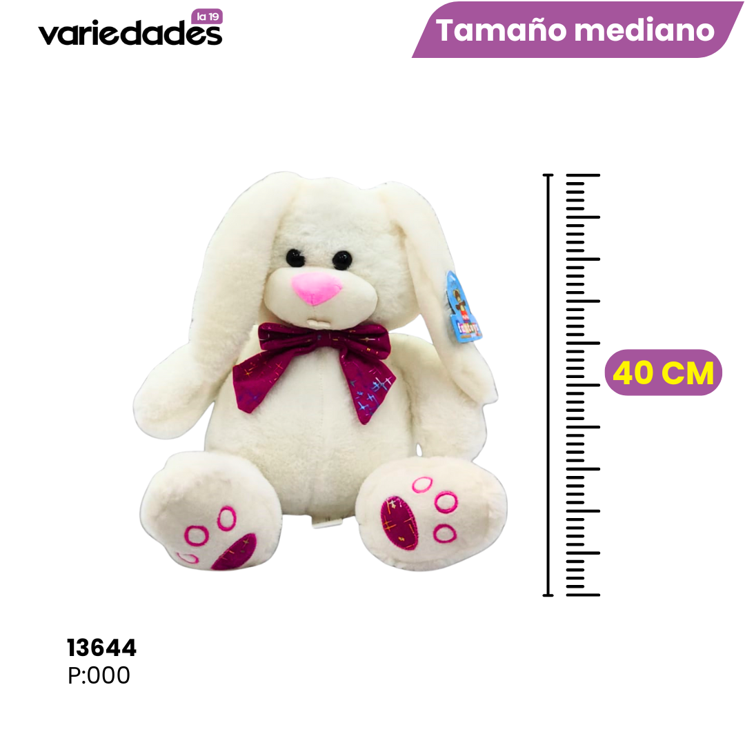 Peluche coneja moño