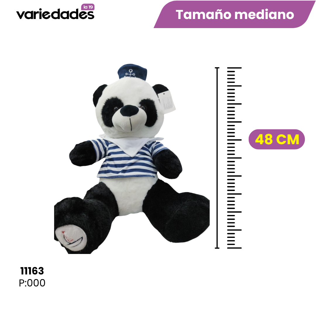 Peluche oso panda marinero