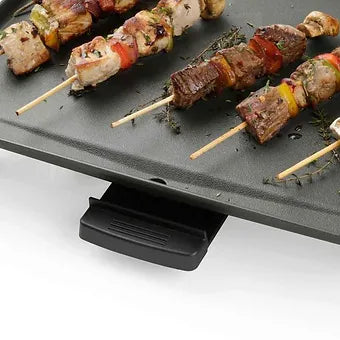 Asador KALLEY K-AGL15 Grill Liso Negro