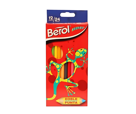 Colores Berol x 12 dobles punta