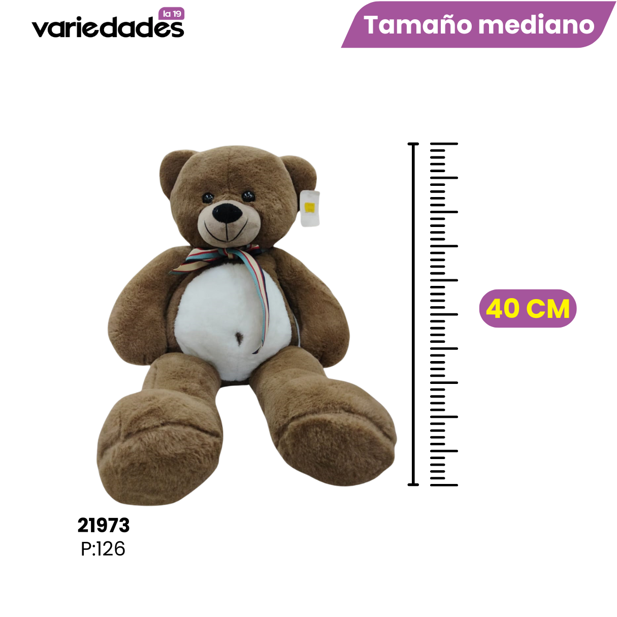 Peluche oso cariñoso