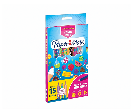 Colores Papermate Candy Pop x15