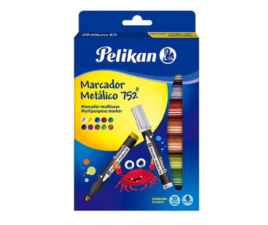 Marcador Pelikan Metalizado