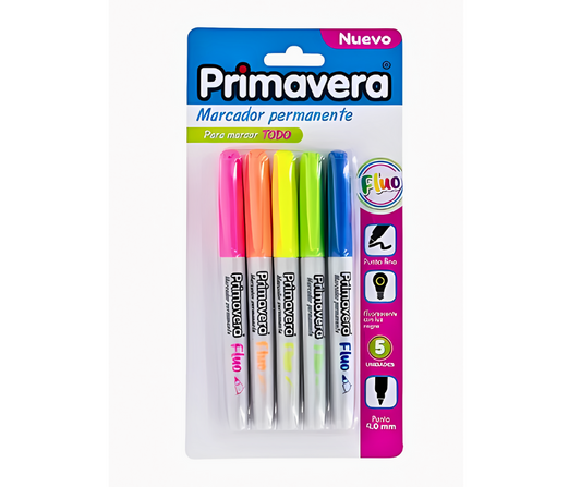 Marcador Primavera Fluo