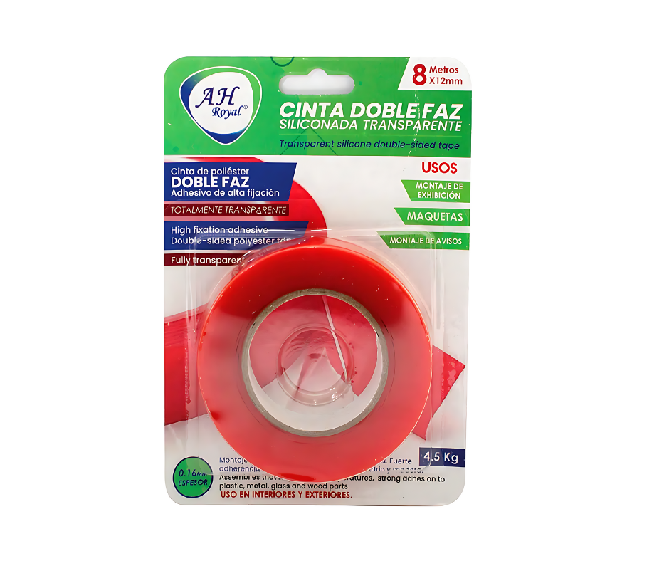 Cinta Doble Faz Transparente