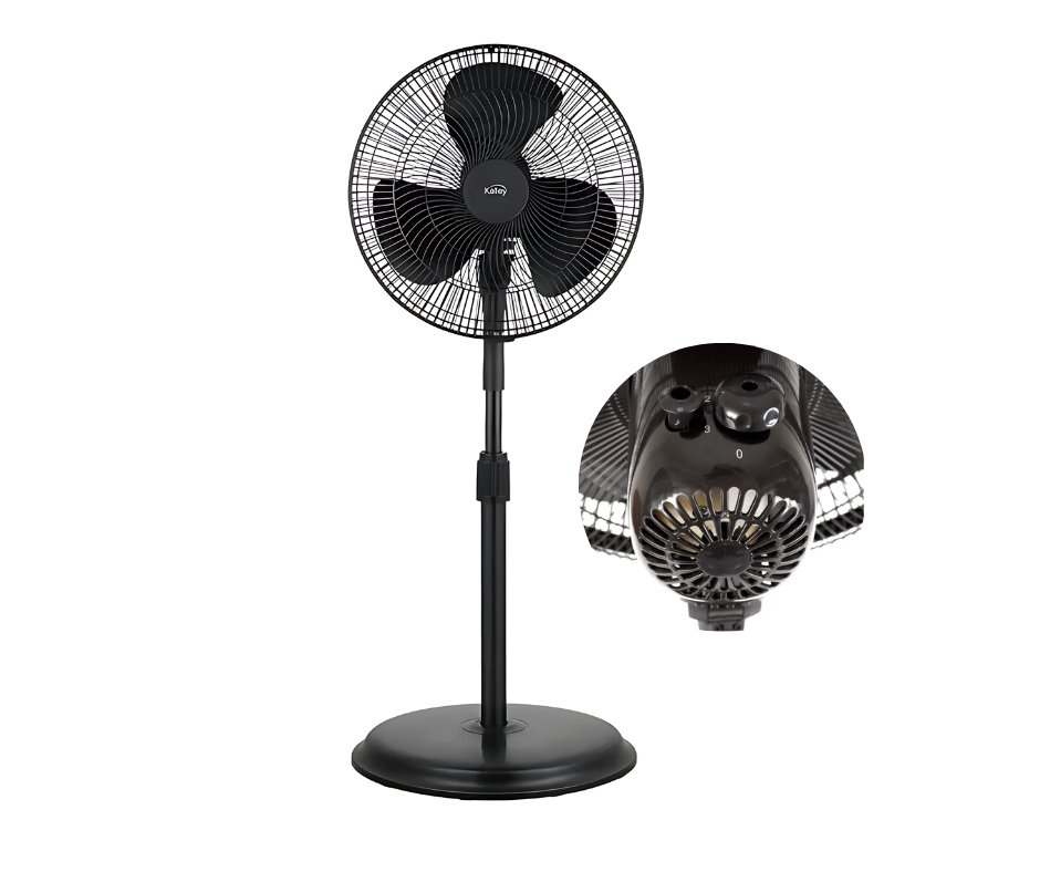 Ventilador kalley 14 Pulgadas K-V3N negro