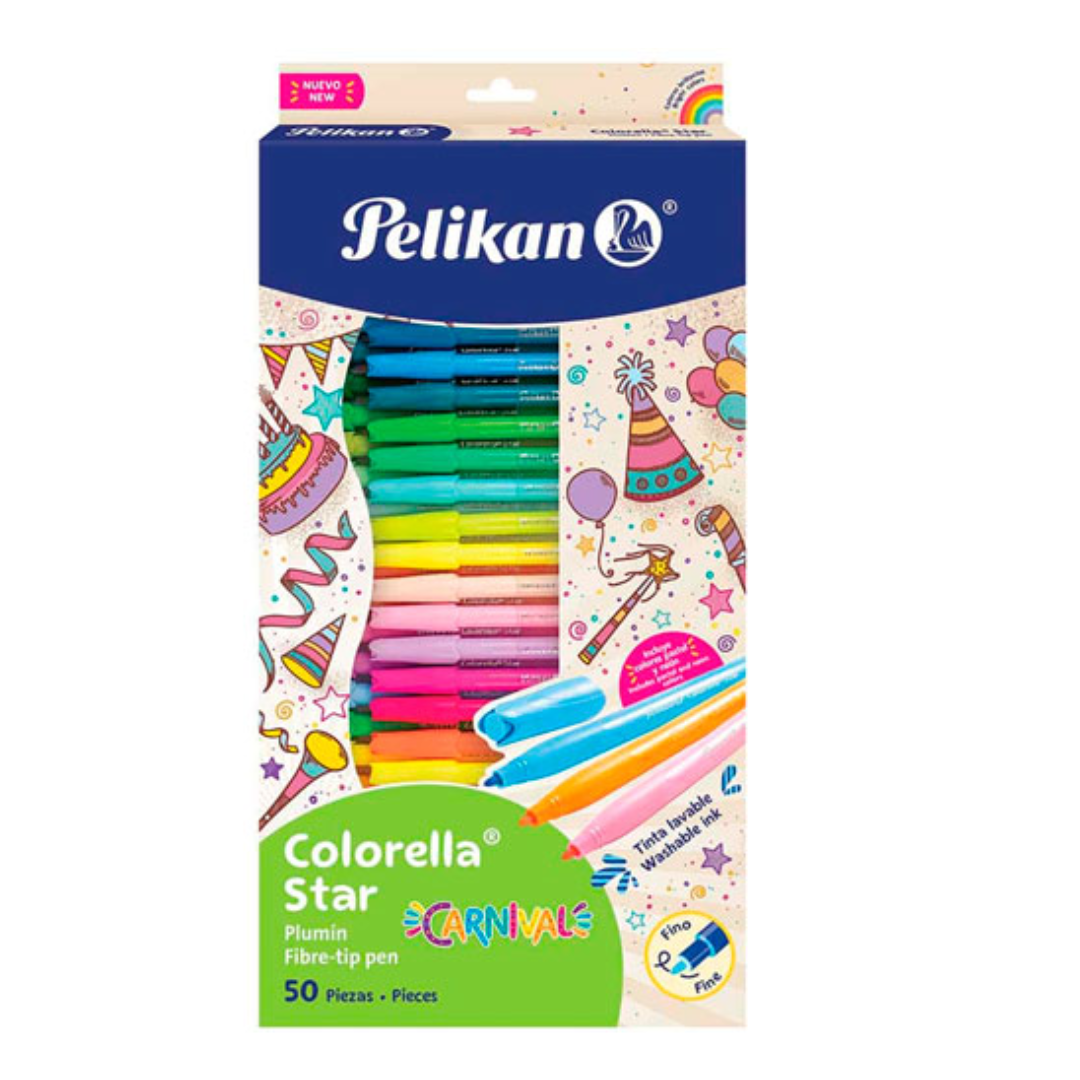 Plumones pelikan colorella x50