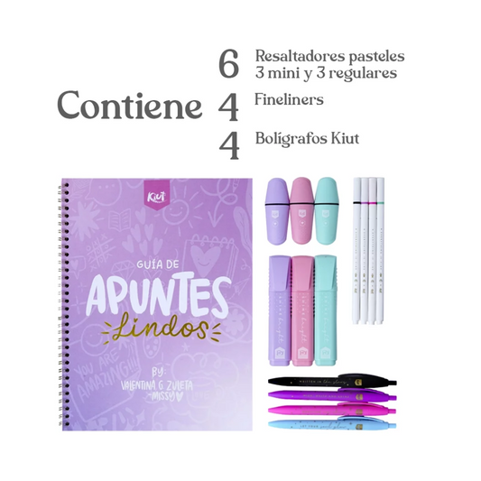 Kit apuntes de la marca kiut