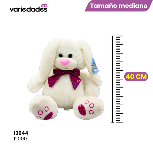 Peluche  conejo con moño