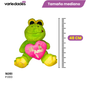 Peluche rana corazón