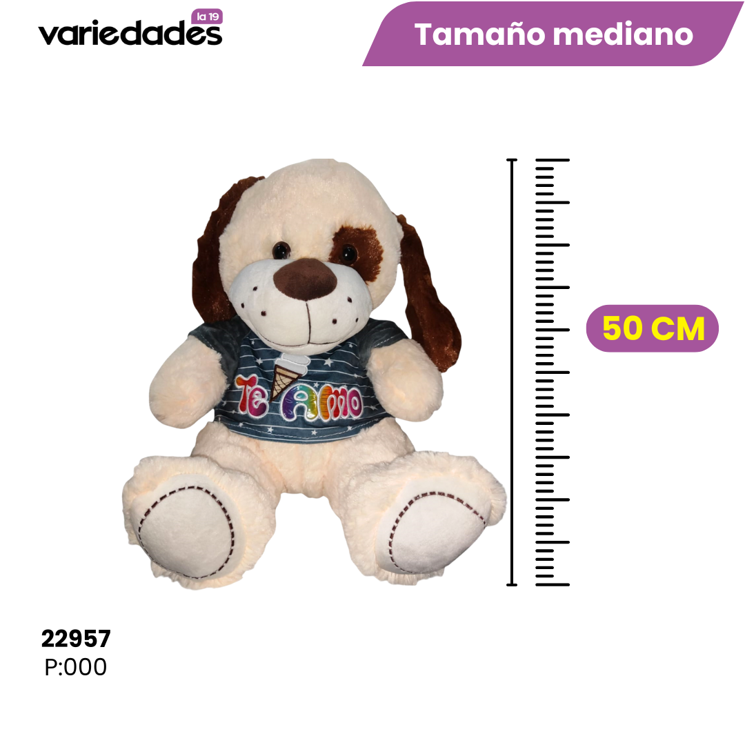 Peluche perro con buso