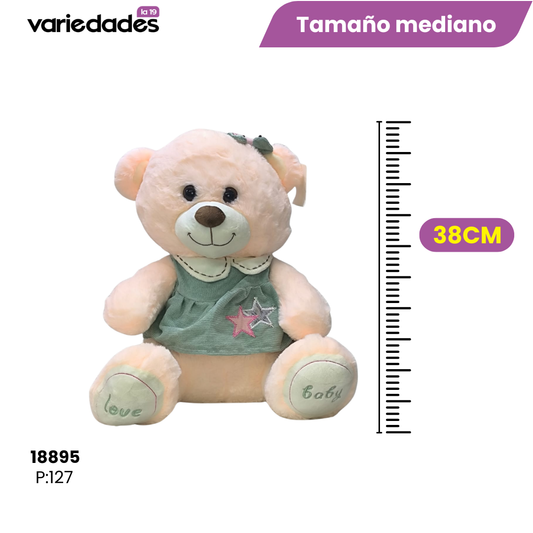 Peluche osa vestido