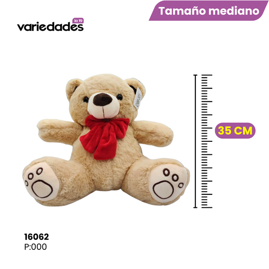 Peluche oso con moño